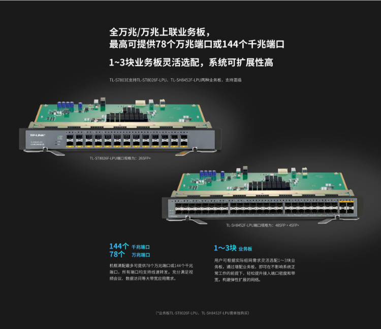 TP-LINK核心交換機(jī)